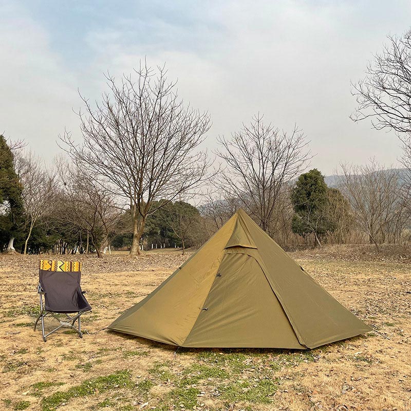 Tienda tipi al aire libre